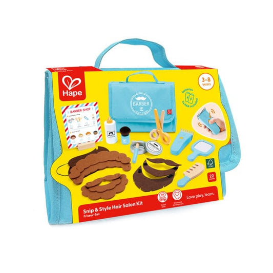Hape Pretend Play Snip & Style Hair Salon Kit