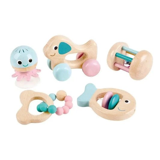 Hape Rattles & Teethers Multi-stage Sensory Gift Set