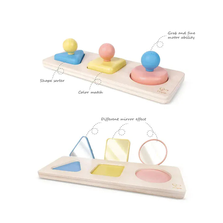 Hape Shape Sorters Montessori Mirror Shape Puzzle