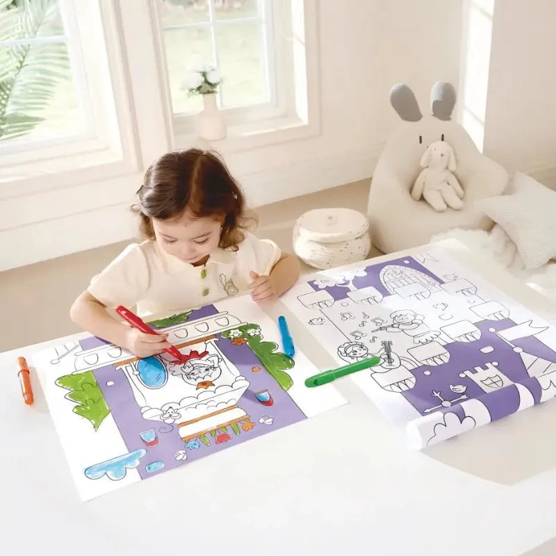 Hape Sketchbooks & Drawing Pads Castle Doodle Paper Roll