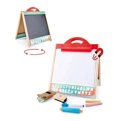 Hape Sketchbooks & Drawing Pads Store & Go Double-Sided Easel