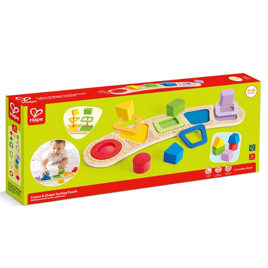 Hape Toddler Colour & Shape Sorting Puzzle