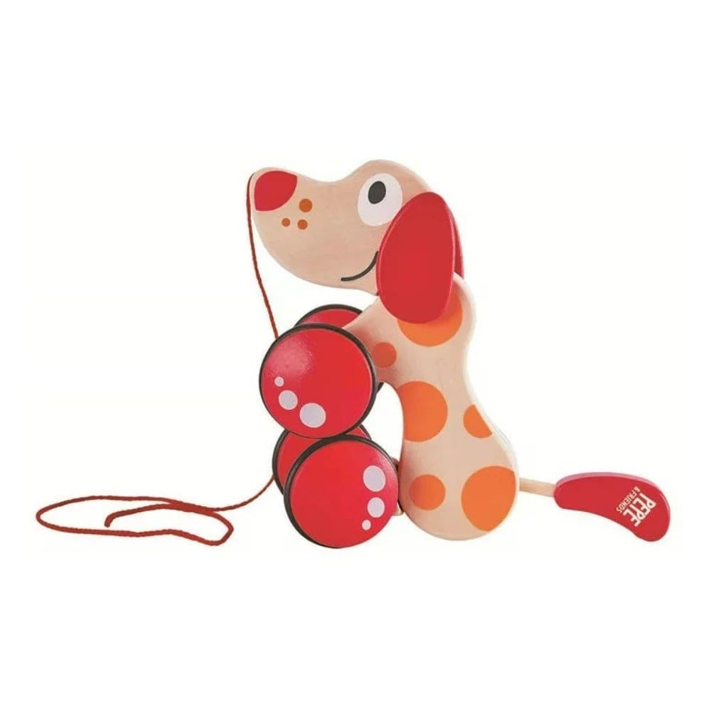 Hape Toddler Walk-A-Long Pepe Puppy Pull Toy