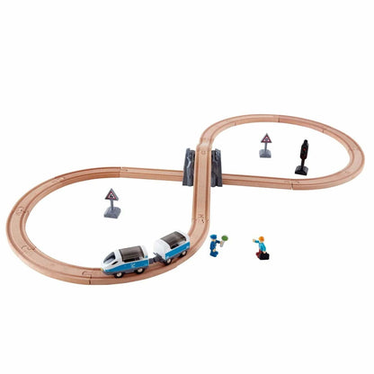 Hape Train Playsets Figure 8 Passenger Train Railway Set