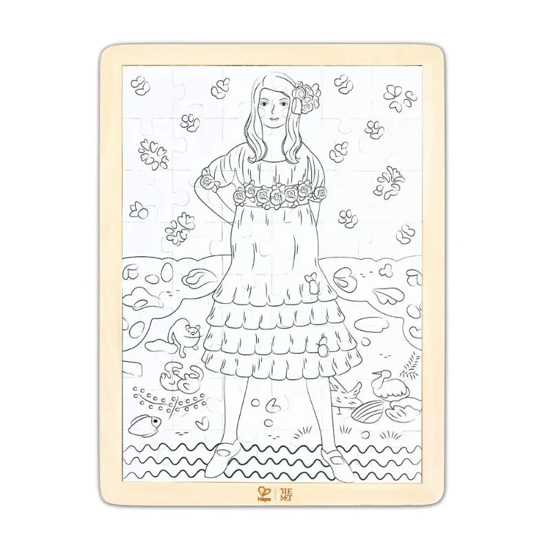 Hape Under 100 Piece Puzzles Klimt Mäda Primavesi Puzzle (The Met)