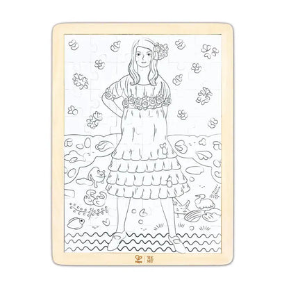 Hape Under 100 Piece Puzzles Klimt Mäda Primavesi Puzzle (The Met)
