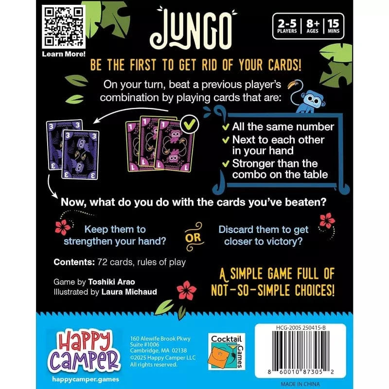 Happy Camper Card Games Jungo