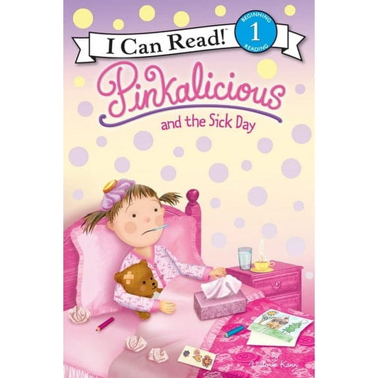 Harper Collins I Can Read Level 1 Books Pinkalicious and The Sick Day (I Can Read Level 1)