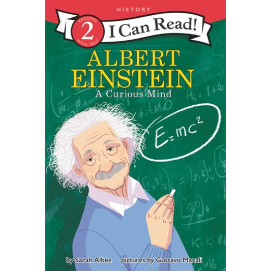 Harper Collins I Can Read Level 2 Books Albert Einstein: A Curious Mind (I Can Read Level 2)
