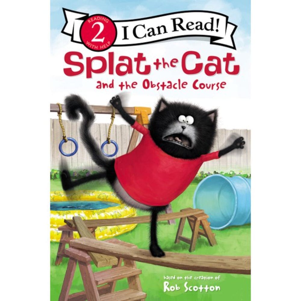 Harper Collins I Can Read Level 2 Books Splat the Cat and the Obstacle Course (I Can Read Level 2)