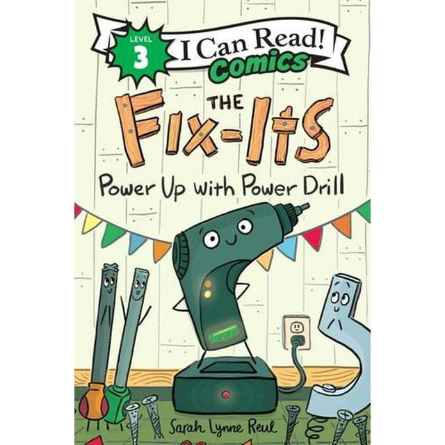 Harper Collins I Can Read Level 3 Books Default The Fix-Its: Power Up with Power Drill  (I Can Read Comics Level 3)