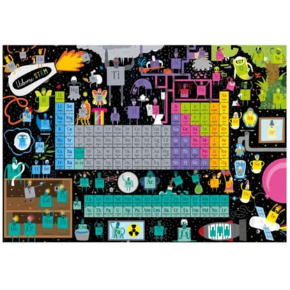 HarperCollins 300 Piece Puzzles Periodic Table 300 Piece Puzzle with Book