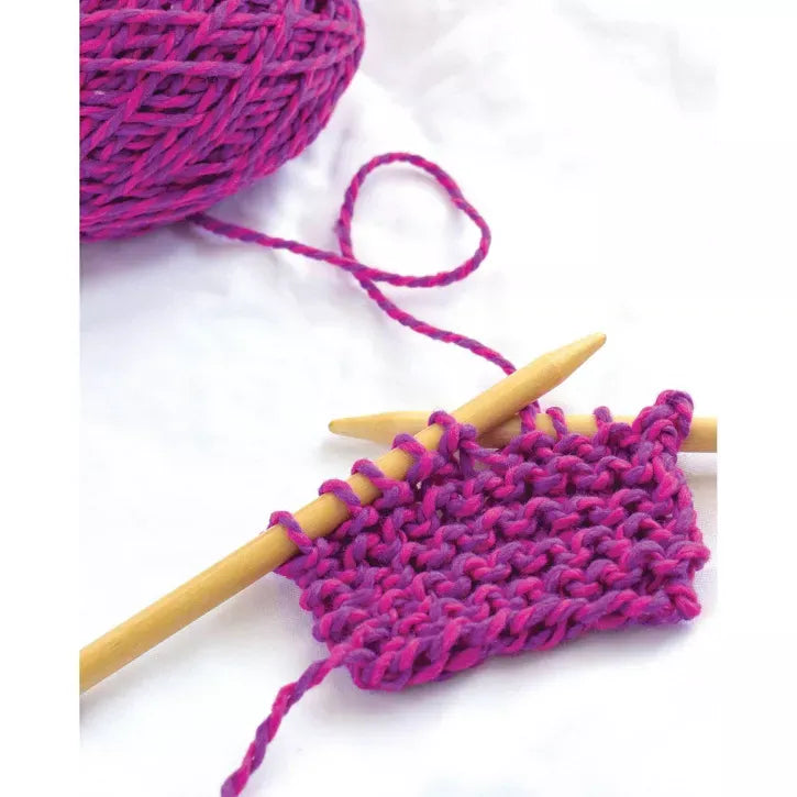 Harrisville Designs Art & Craft Activity Kits Discover Knitting Scarf Kit Pink