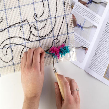 Harrisville Designs Art & Craft Activity Kits Latch Hooking Kit Unicorn