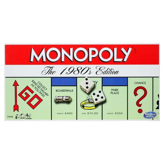 Hasbro Classic Games Monopoly 1980's Edition