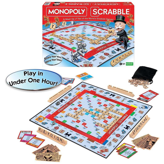 Hasbro Strategy Games Default Monopoly Scrabble