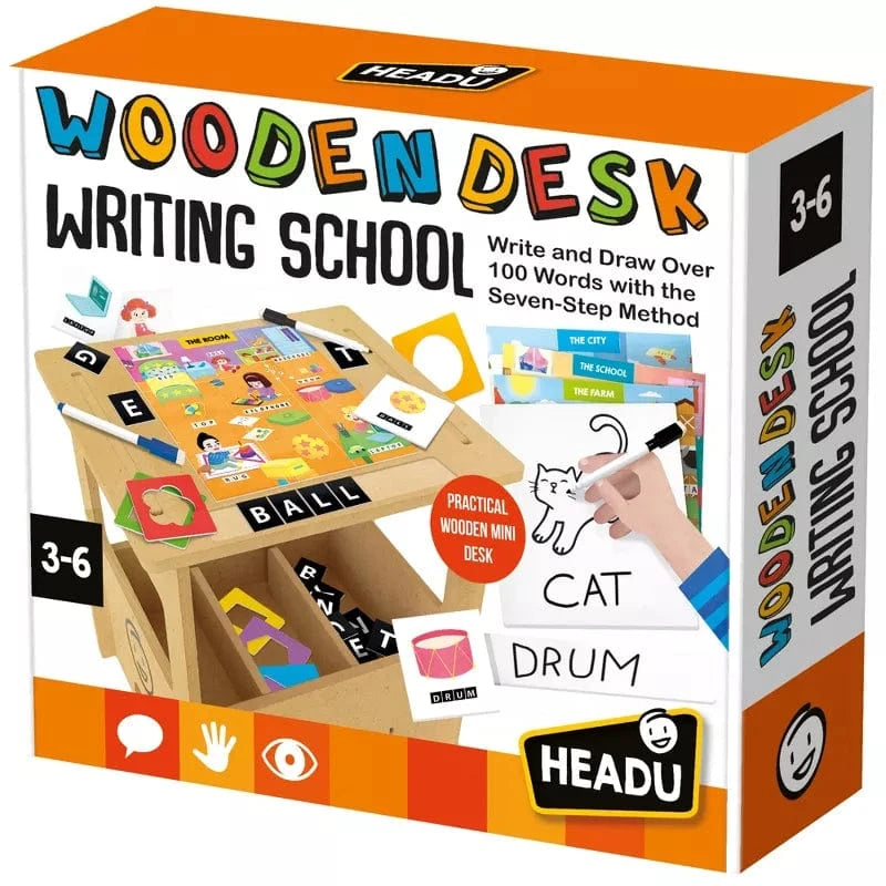 Headu Educational Play Wooden Desk Writing School
