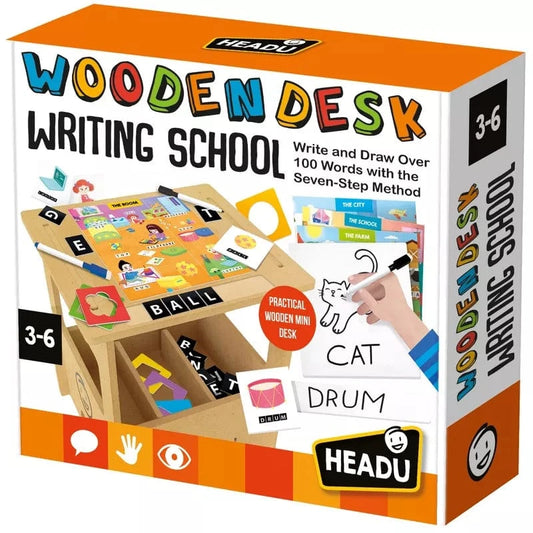 Headu Educational Play Wooden Desk Writing School