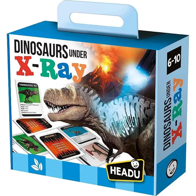 Headu Under 100 Piece Puzzles Dinosaurs Under X-Ray Puzzle