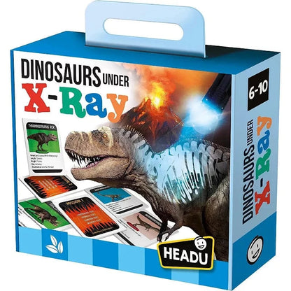 Headu Under 100 Piece Puzzles Dinosaurs Under X-Ray Puzzle