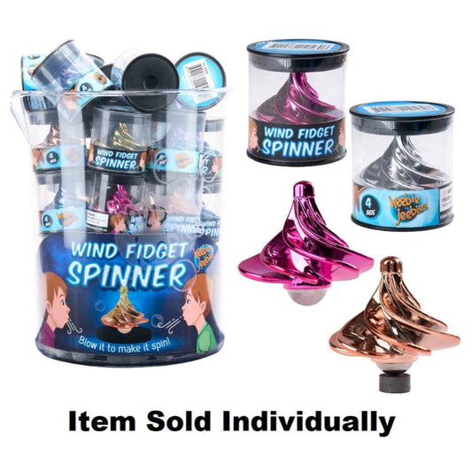 Heebie Jeebies Fidget Toys Default Wind Fidget Spinner (Assorted Colors)