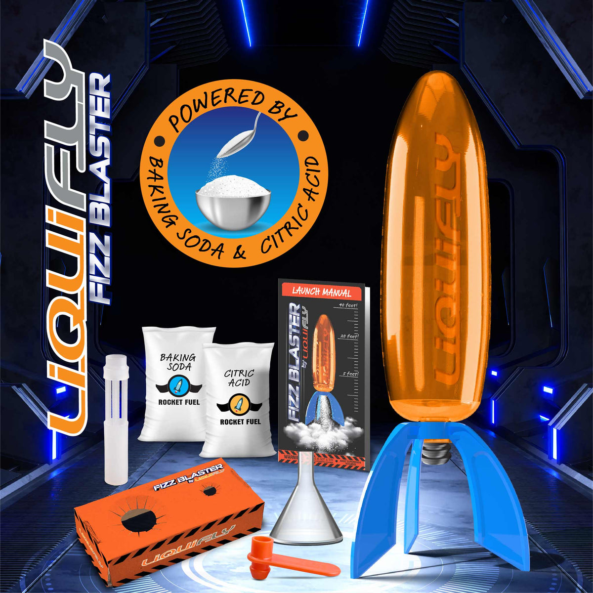 Heebie Jeebies Science Experiments Default LiquiFly Fizz Blaster