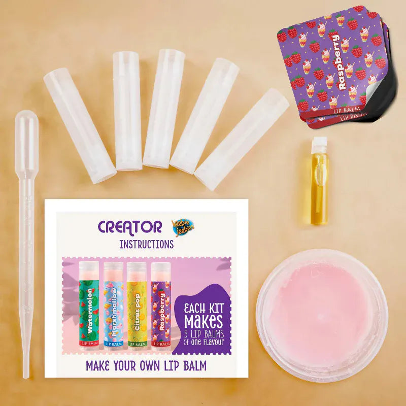 Heebie Jeebies Science Kits Creator Lip Balm Raspberry Sunday
