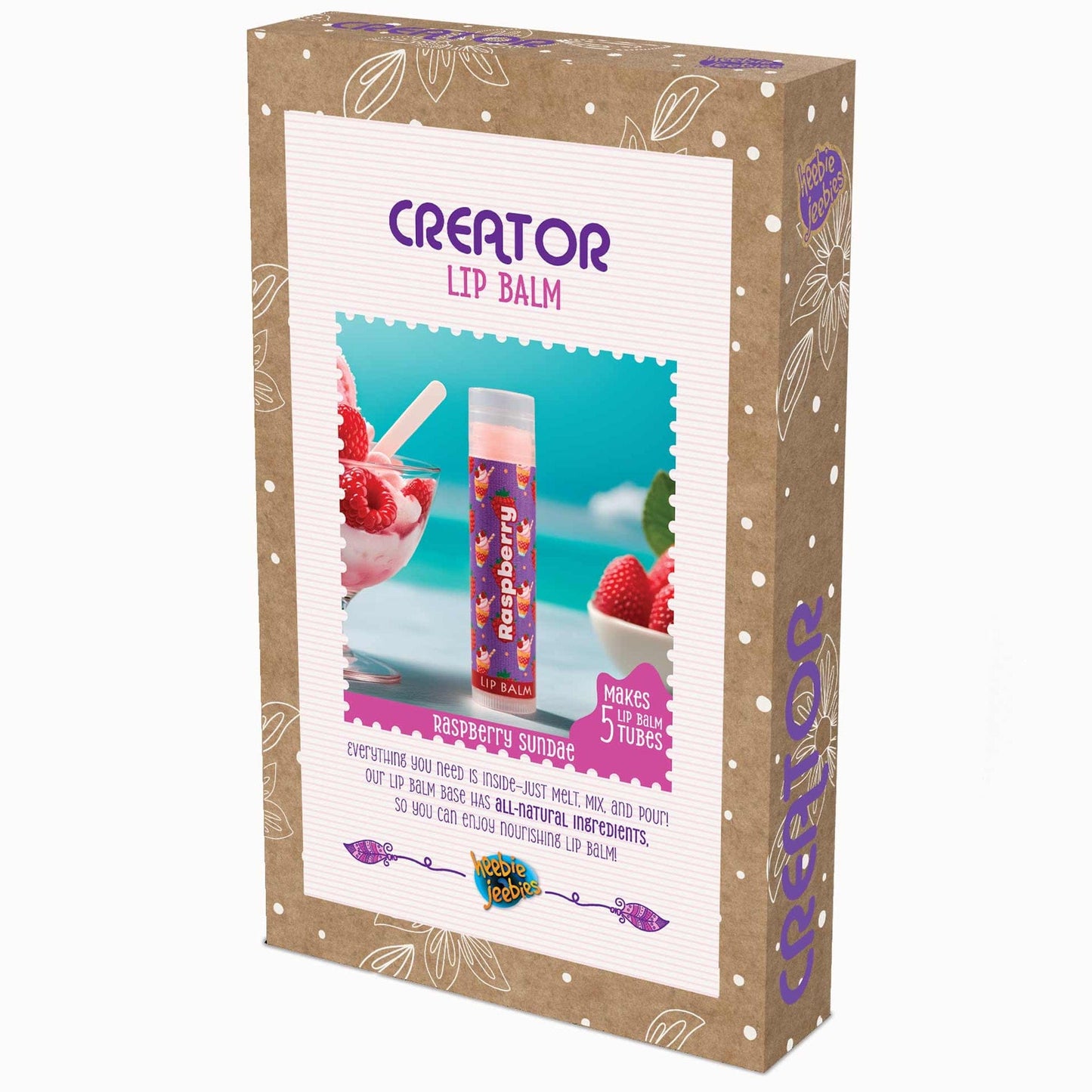 Heebie Jeebies Science Kits Creator Lip Balm Raspberry Sunday