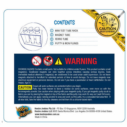 Heebie Jeebies Science Lab Kits Ferrofluid Science Lab