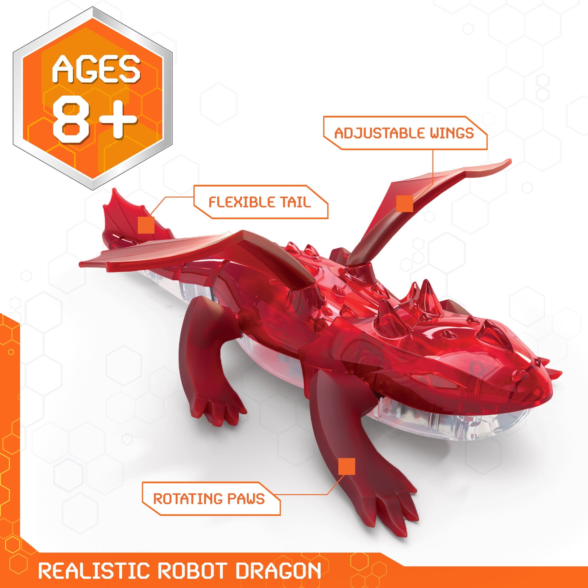 HexBug Remote Controlled Toys Default Hex Bots - Dragon (Red)