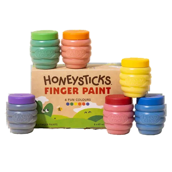 Honeysticks Arts & Crafts Honeysticks Finger Paint 6pk