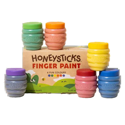Honeysticks Arts & Crafts Honeysticks Finger Paint 6pk