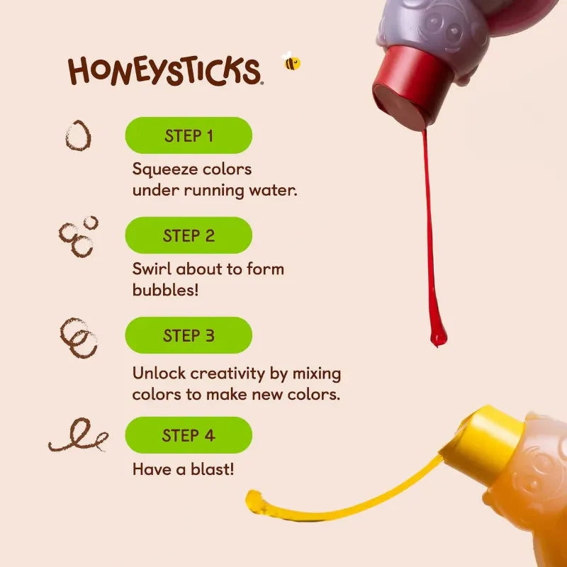 Honeysticks Bath Toys Honeysticks Bubble Bath 3pk