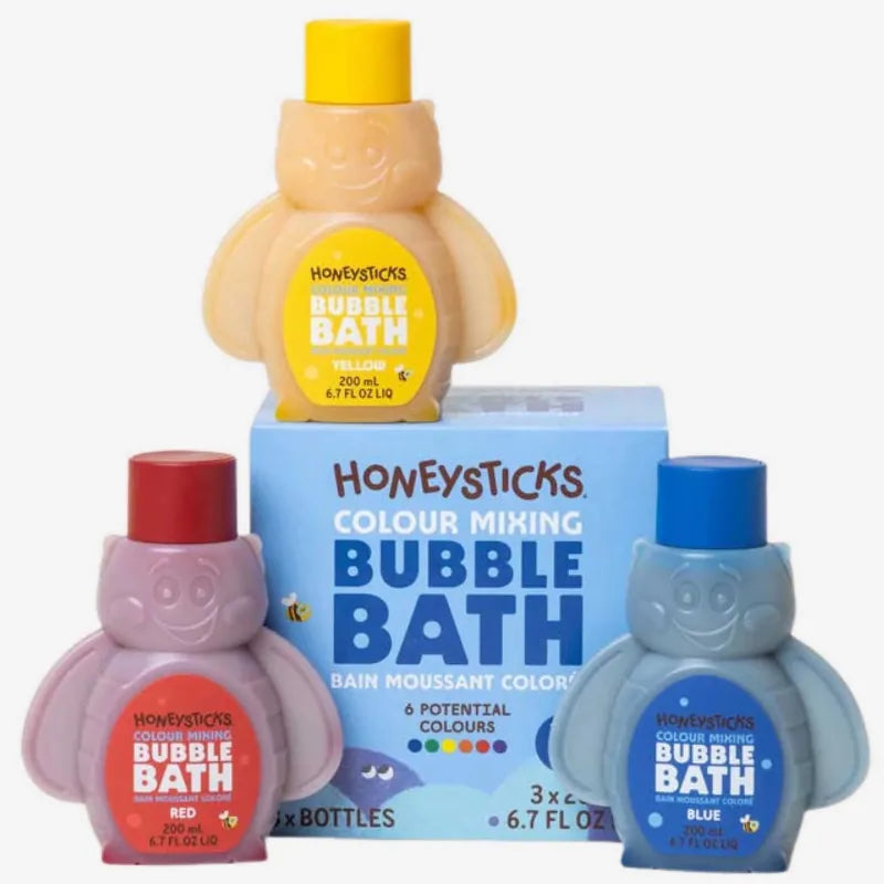 Honeysticks Bath Toys Honeysticks - Bubble Bath Color Mixing 3pk