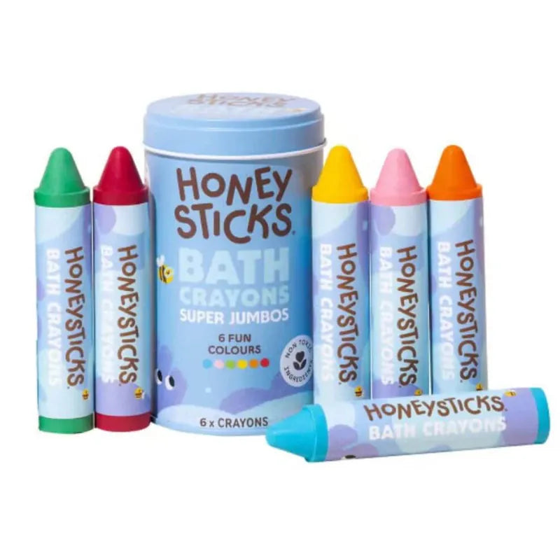 Honeysticks Bath Toys Honeysticks - Jumbo Bath Crayons 6pk
