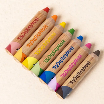 Honeysticks Markers, Pens, Brushes & Crayons Honeysticks - Little Learners Colored Pencils 7pk