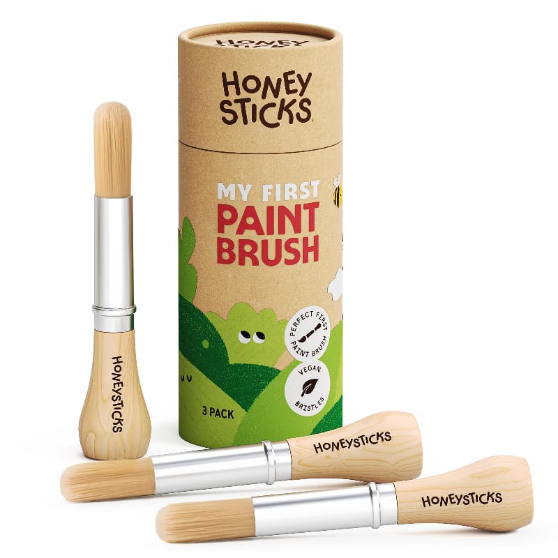 Honeysticks Markers, Pens, Brushes & Crayons Honeysticks - My First Paint Brush 3pk