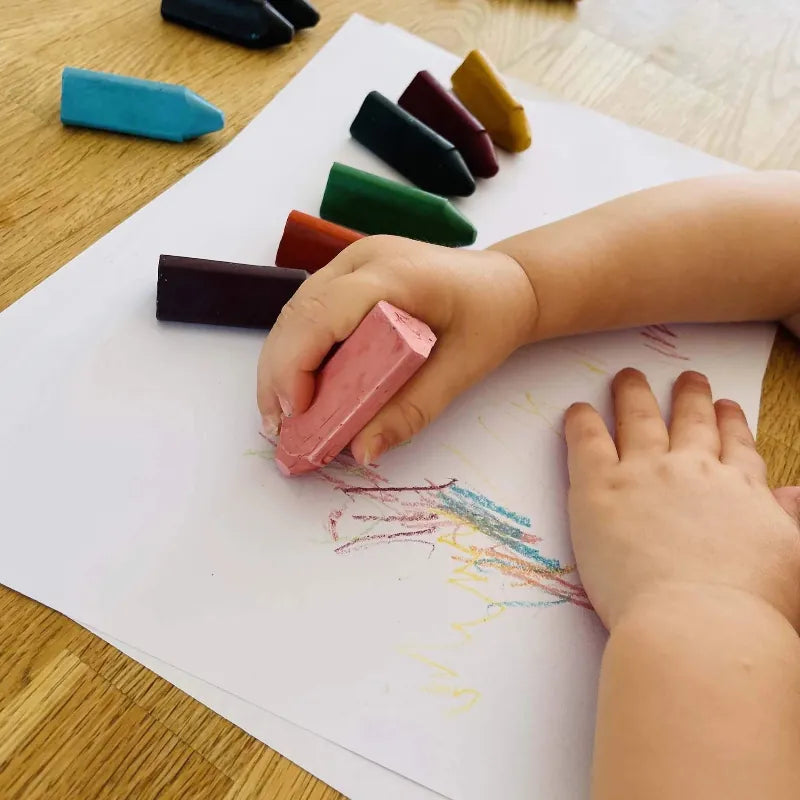 Honeysticks Markers, Pens, Brushes & Crayons Honeysticks - Triangle Beeswax Crayons 8pk