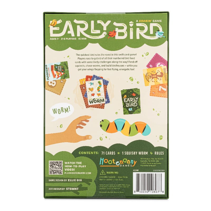 Hootenanny Games Card Games Early Bird Game