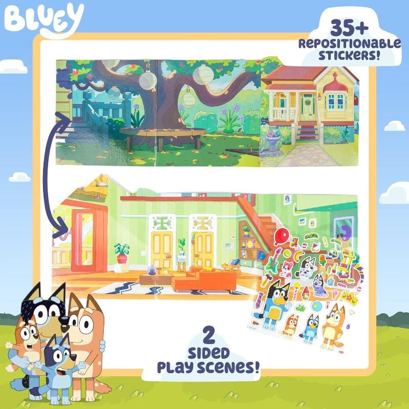 Horizon Group Sticker Activity Sets Default Bluey Color & Sticker Playset