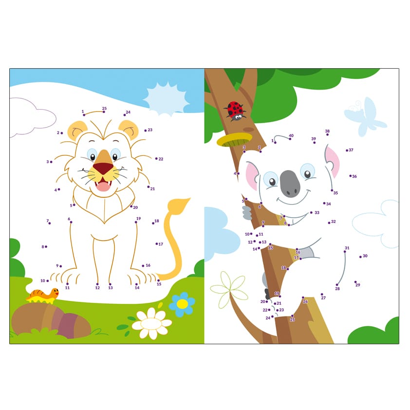 Hotaling Inc. Activity Books Dot-to-Dot Animal