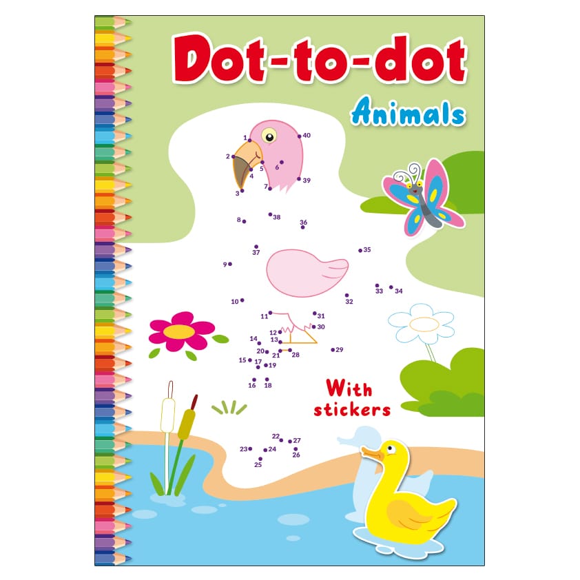 Hotaling Inc. Activity Books Dot-to-Dot Animal