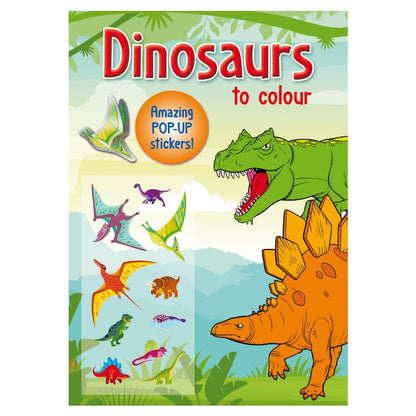 Hotaling Inc. Activity Books Pop-Up Sticker Book: Dinosaurs