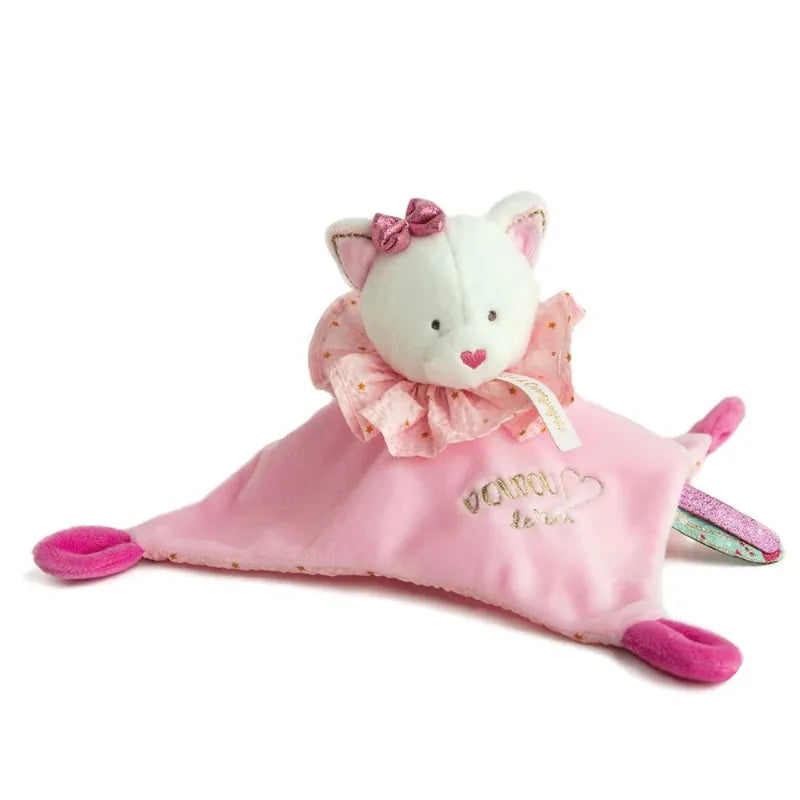 Hotaling Inc. Plush Baby Doudou Dream Maker Cat Blanket Pal