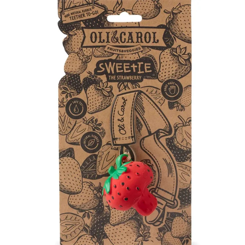 Hotaling Inc. Rattles & Teethers Default Sweetie the Strawberry Teether