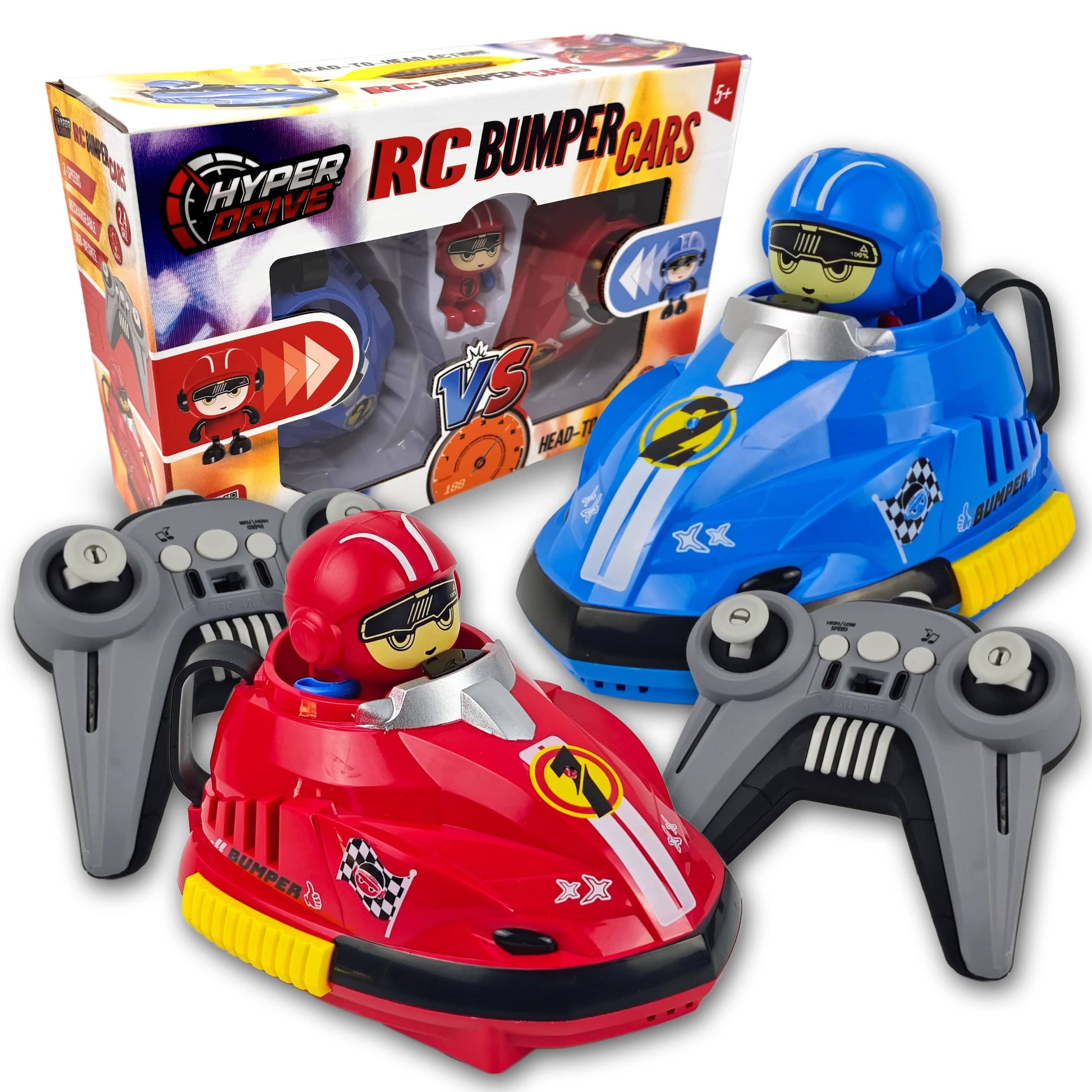 HyperDrive Remote Controlled Toys Bumper Cars RC