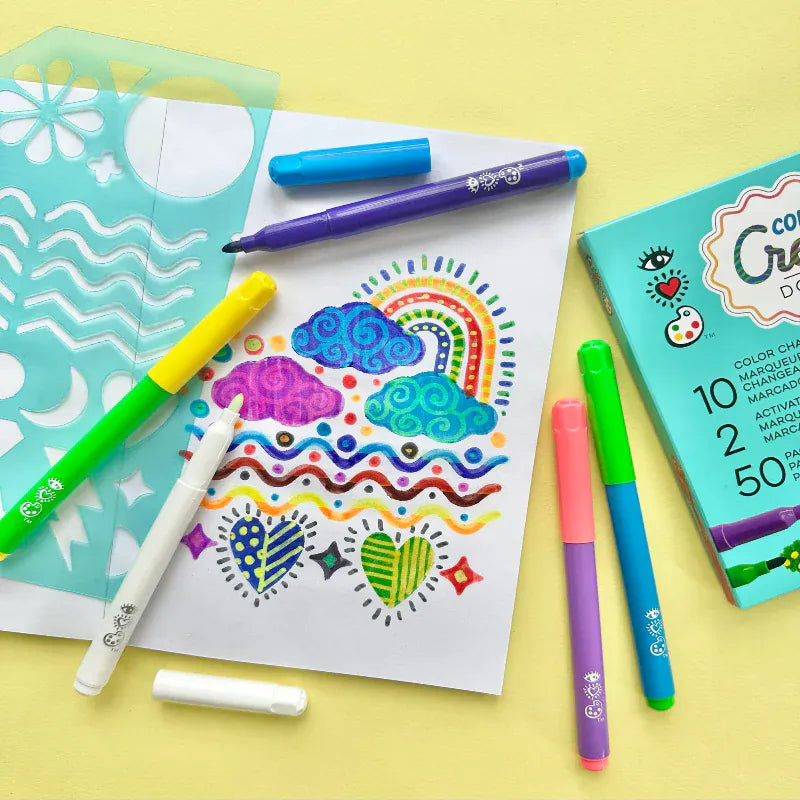 iHeart Art Coloring & Painting Kits Color Change Creations Doodle Pad