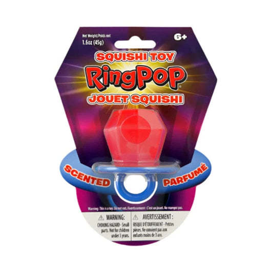 Incredible Group Fidget Toys Squishi Ring Pops Scented (Assorted Colors)