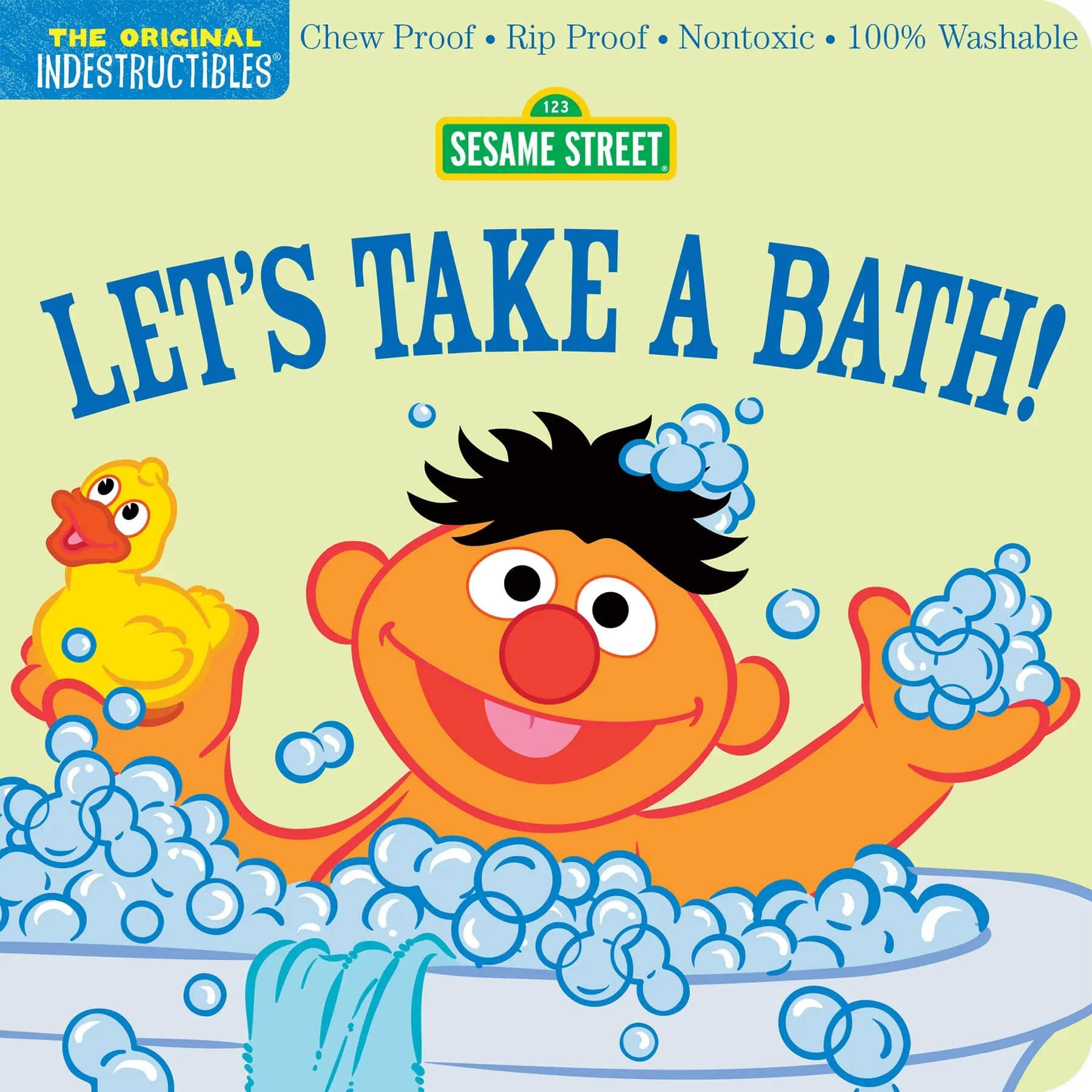 Indestructibles Indestructible Books Default INDESTRUCTIBLES: Sesame Street: Let's Take a Bath!