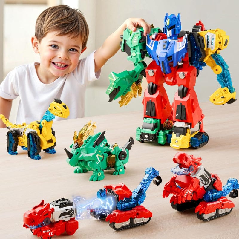 iPlay iLearn Construction Magno-Bot Dino Squad
